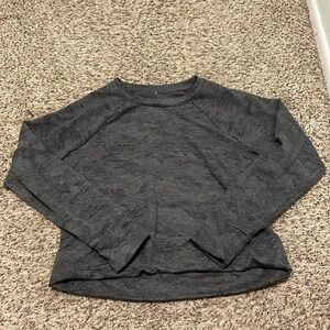 Dark Gray Workout Crewneck Sweatshirt